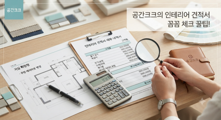 인테리어 견적서 세부 내역서 보는 법 및 호구 안 잡히는 꿀팁