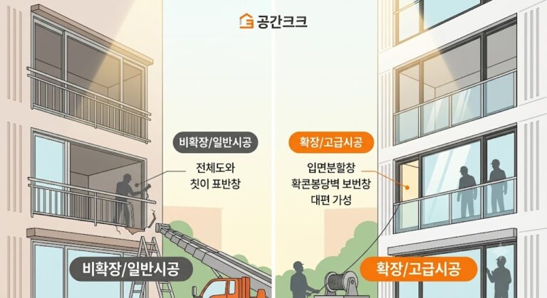 샷시 교체 비용, 집마다 천차만별인 진짜 이유 (확장, 층수, 난간 변수 총정리)